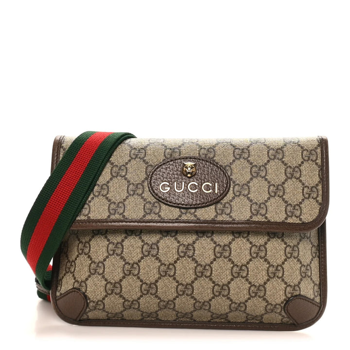 GUCCI GG SUPREME MONOGRAM NEO VINTAGE WEB BELT BAG