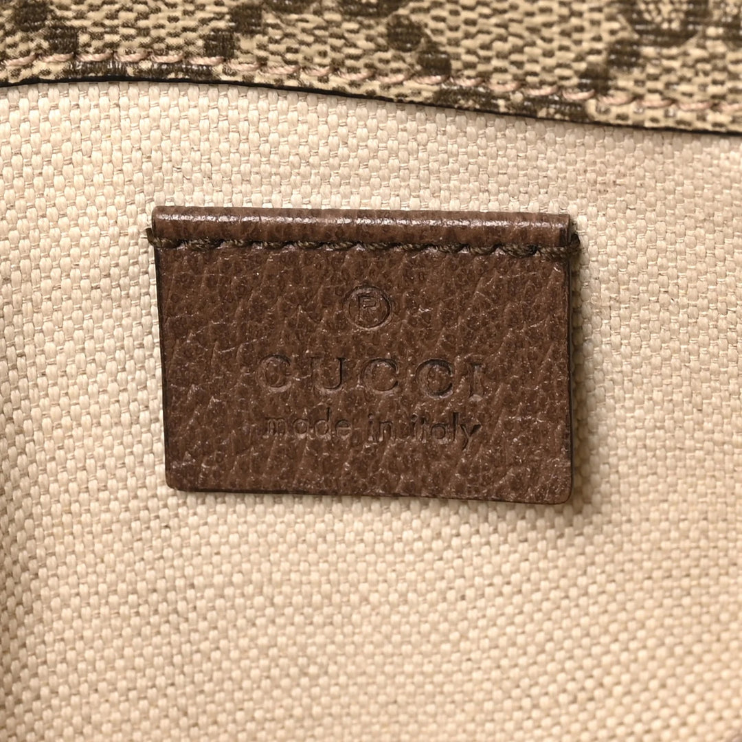 GUCCI GG SUPREME MONOGRAM NEO VINTAGE WEB BELT BAG
