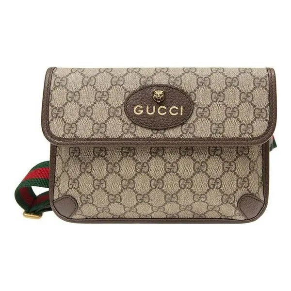 GUCCI GG SUPREME MONOGRAM NEO VINTAGE WEB BELT BAG