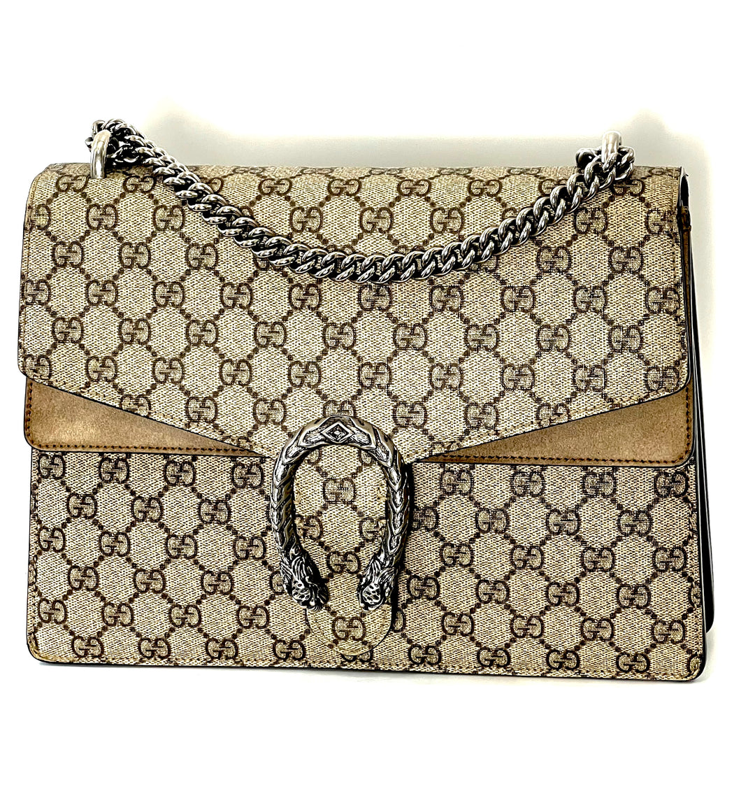 GUCCI GG MONOGRAM LARGE DIONYSUS SHOULDER BAG