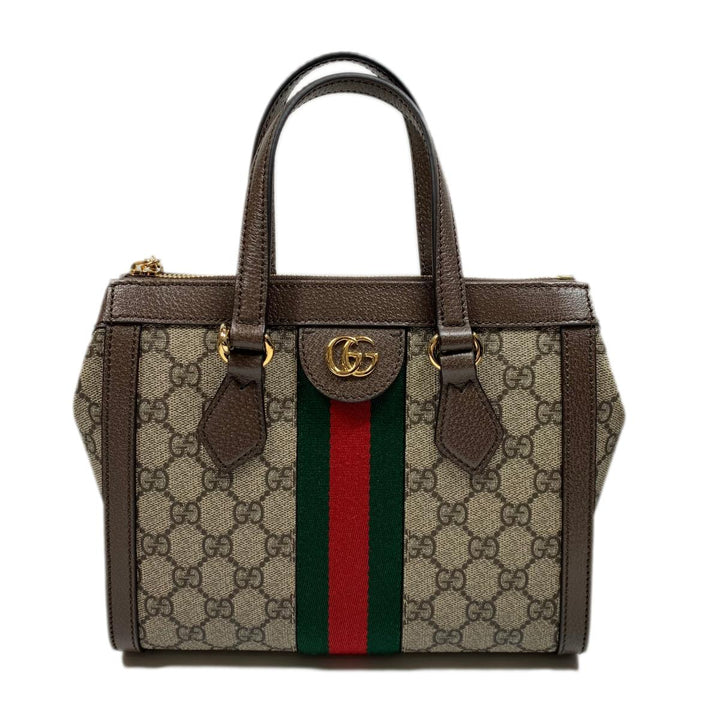 GUCCI GG SUPREME SMALL OPHIDIA TOTE BAG