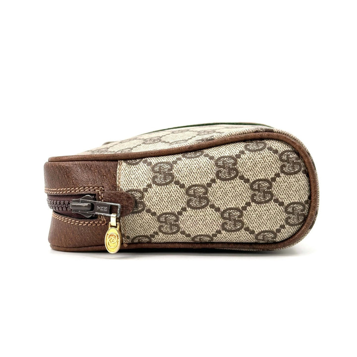 GUCCI GG SUPREME VINTAGE SHERRY LINE POUCH
