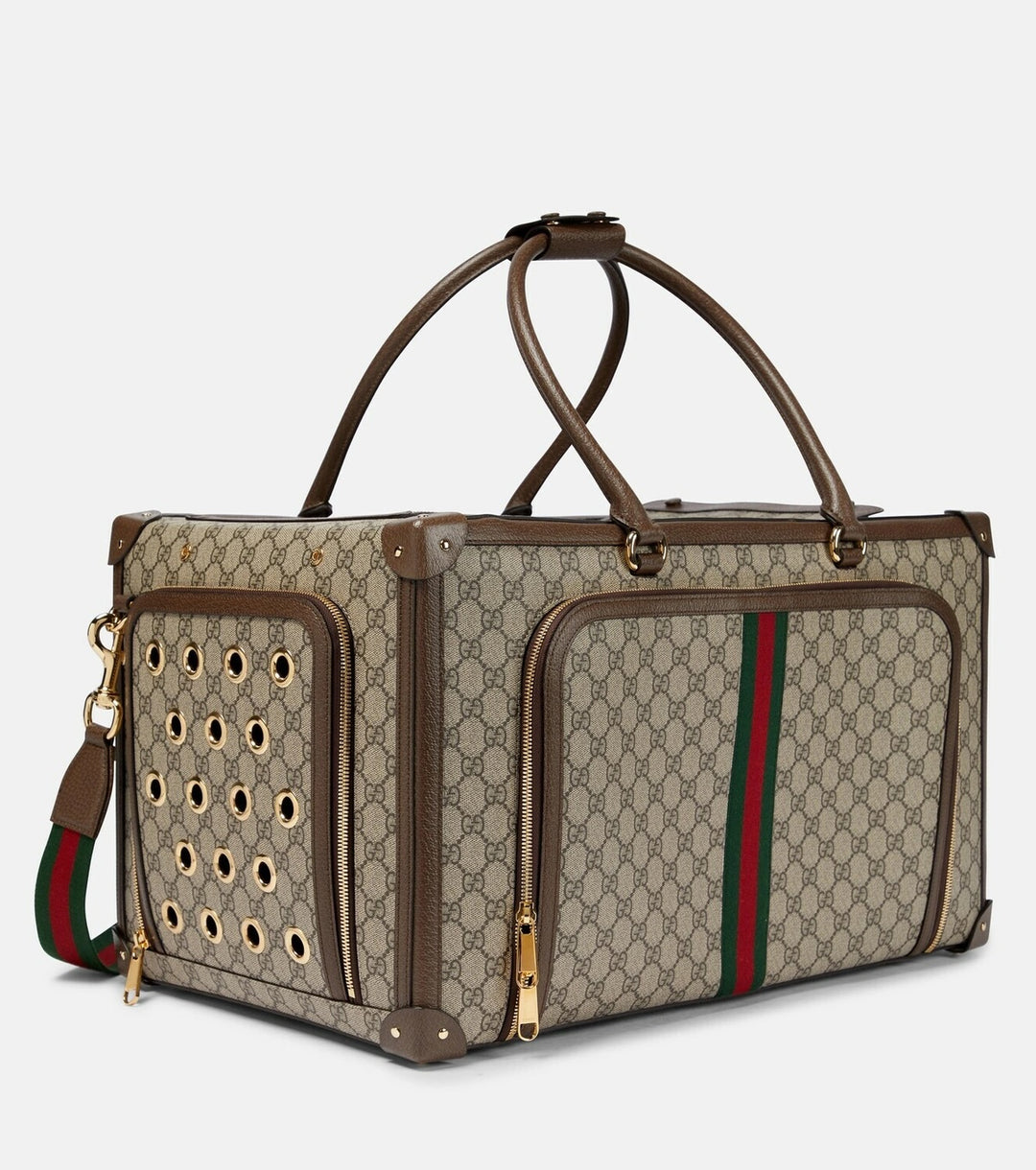 超希少／GUCCI　ペットキャリー　GG柄　キャンバス GUCCI GG SUPREME WEB PET CARRIER – Caroline's Fashion Luxuries