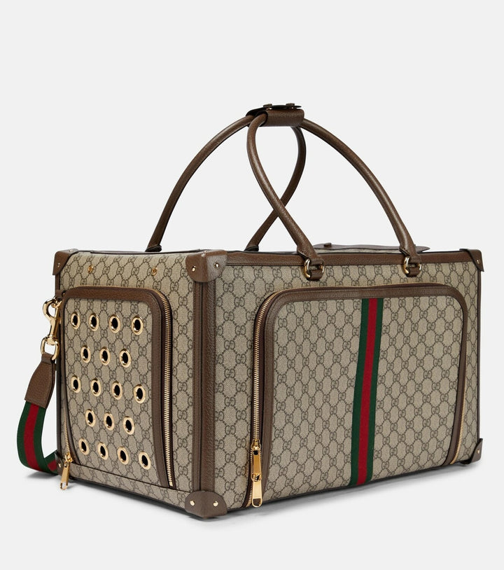 GUCCI dogペットキャリー GUCCI GG SUPREME WEB PET CARRIER – Caroline's Fashion Luxuries