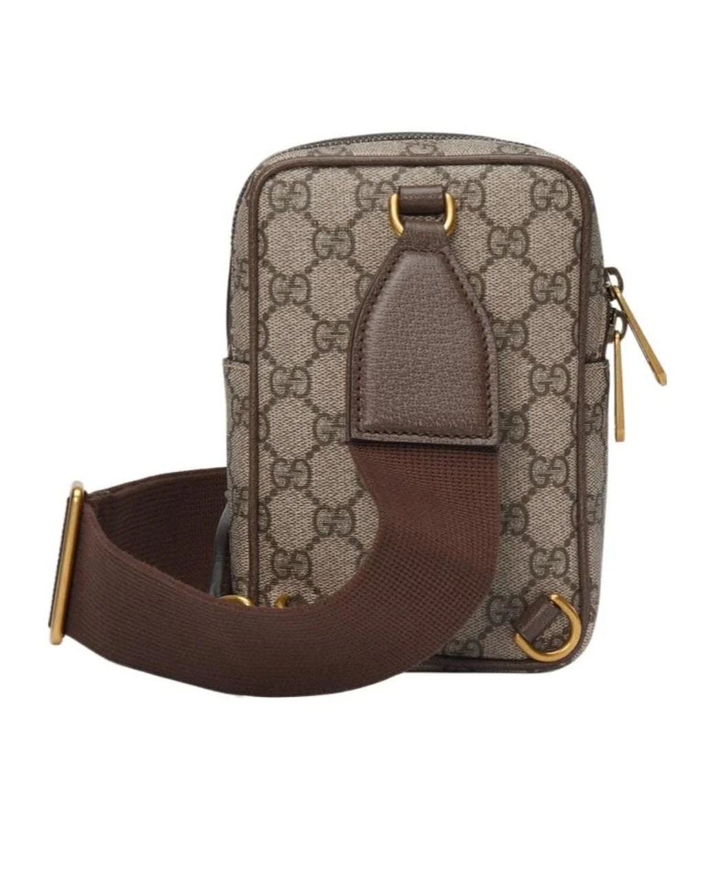 GUCCI GG SUPREME MINI OPHIDIA WEB CROSSBODY BAG