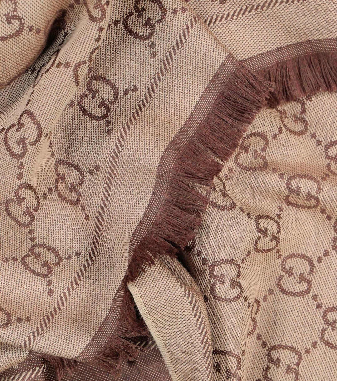 GUCCI GG JACQUARD WOOL SCARF