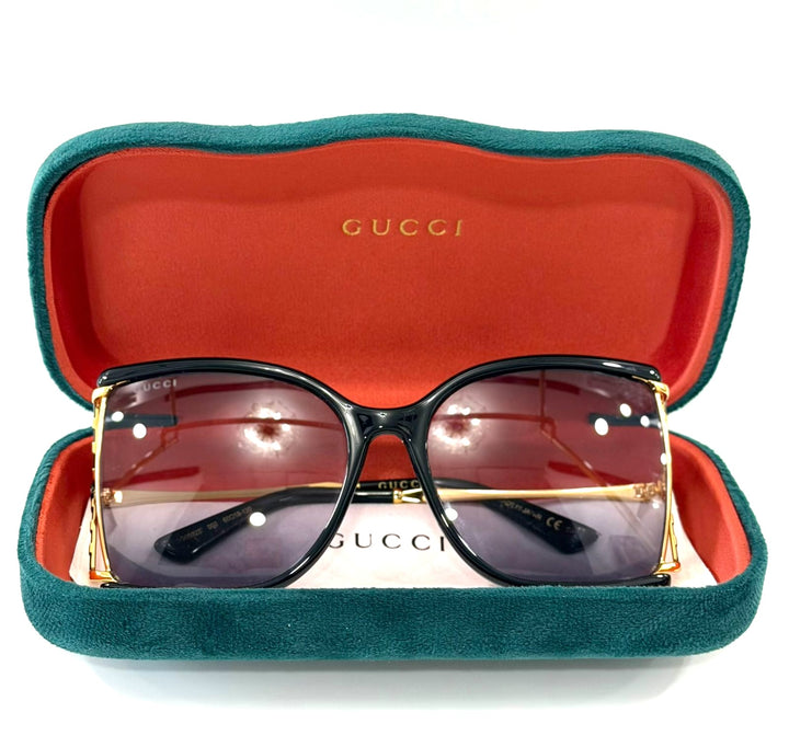 GUCCI GG0592S SQUARE CUTOUT SUNGLASSES