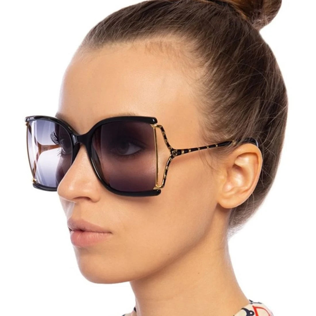 GUCCI GG0592S SQUARE CUTOUT SUNGLASSES