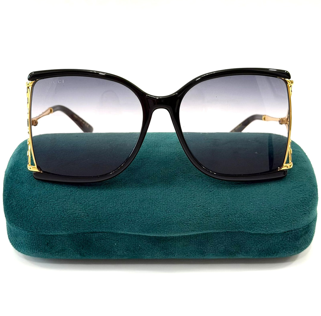 GUCCI GG0592S SQUARE CUTOUT SUNGLASSES