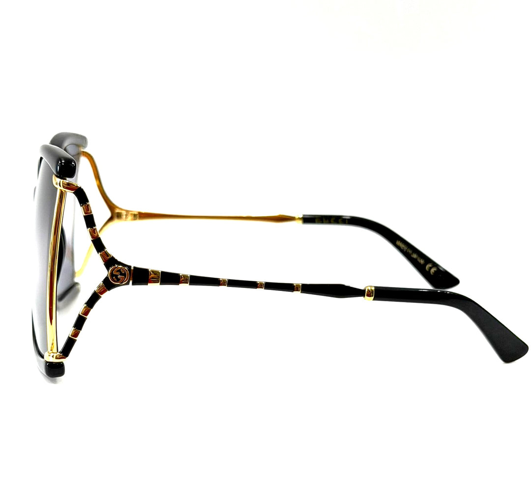 GUCCI GG0592S SQUARE CUTOUT SUNGLASSES