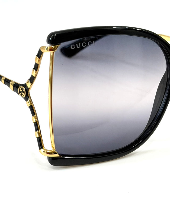 GUCCI GG0592S SQUARE CUTOUT SUNGLASSES