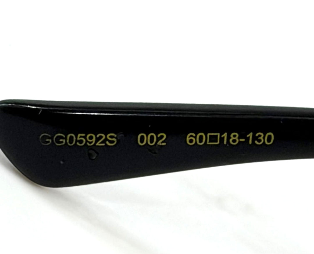 GUCCI GG0592S SQUARE CUTOUT SUNGLASSES