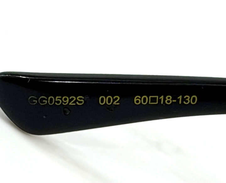GUCCI GG0592S SQUARE CUTOUT SUNGLASSES