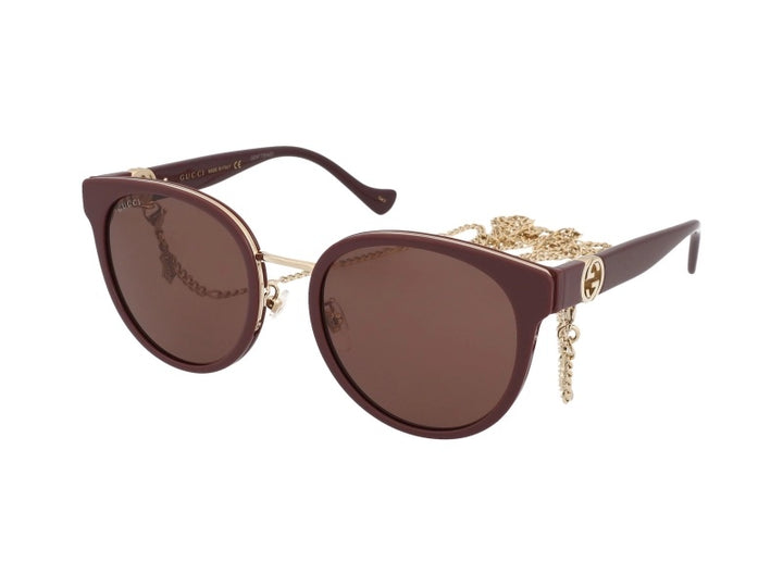 GUCCI CAT EYE GG1027SK-004 CHAIN SUNGLASSES – Caroline's Fashion