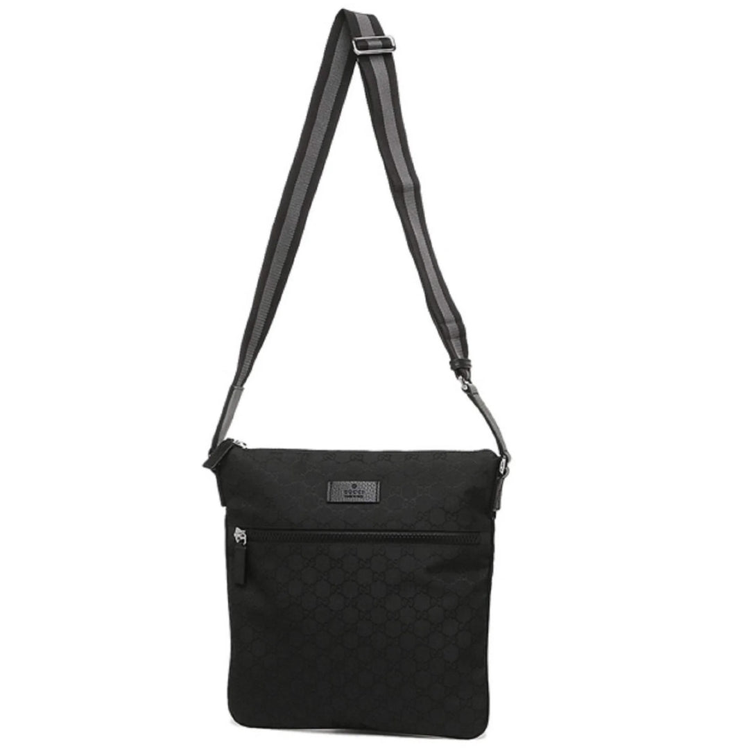 GUCCI VINTAGE GG GUCCISSIMA CANVAS MESSENGER BAG