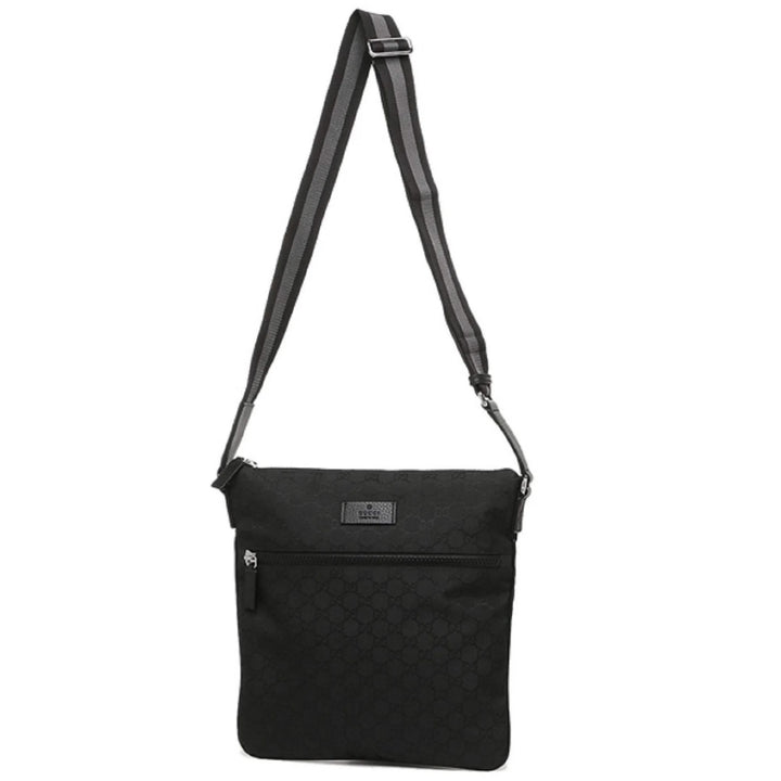 GUCCI VINTAGE GG GUCCISSIMA CANVAS MESSENGER BAG
