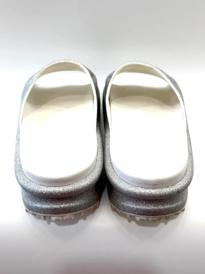 GUCCI GG GLITTER PLATFORM SLIDE MULES
