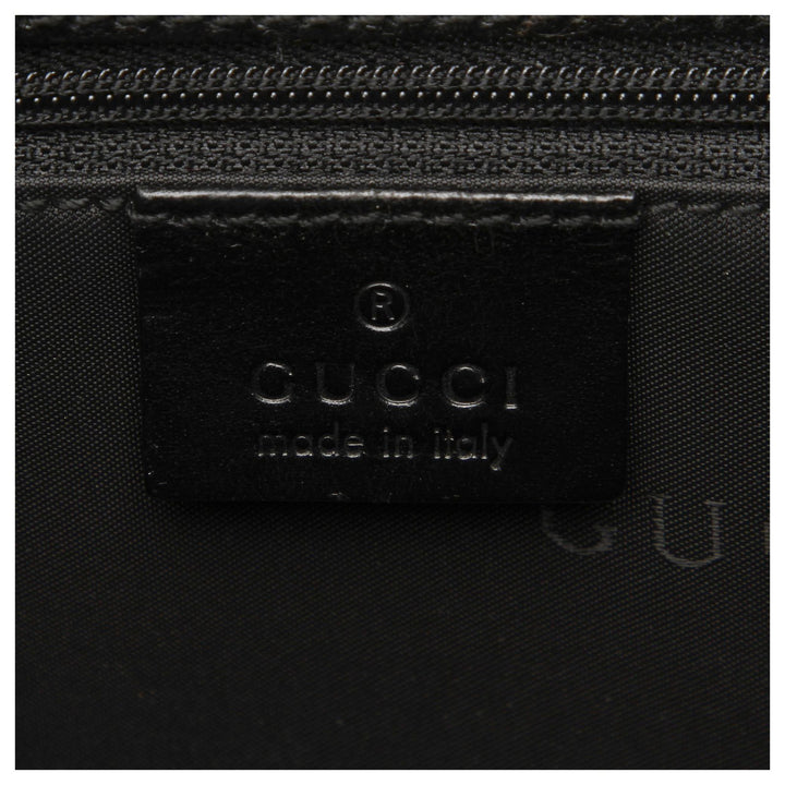 GUCCI GG CANVAS &amp; LEATHER JACKIE TOTE BAG