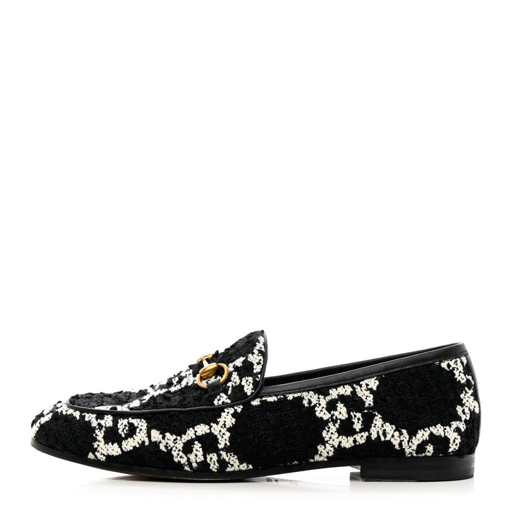 GUCCI GG JORDAN TWEED LOAFERS