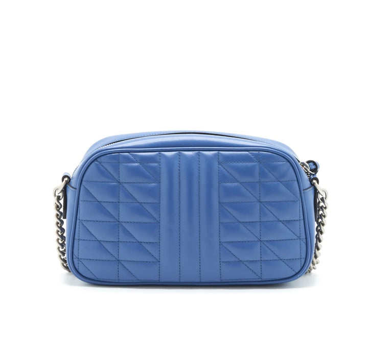 GUCCI GG MARMONT MATELASSÉ ARIA SMALL CALFSKIN LEATHER BAG