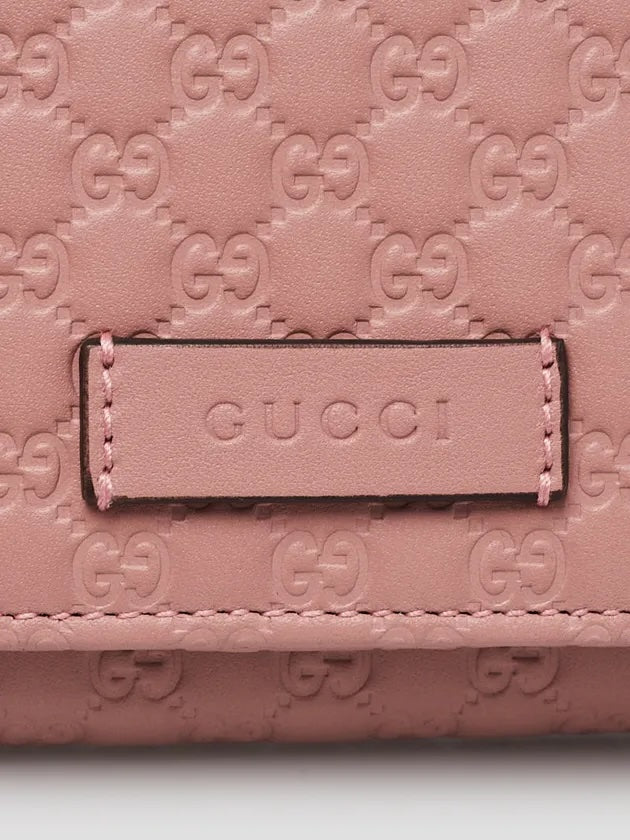 GUCCI MICROGUCCISSIMA CALFSKIN LEATHER CONTINENTAL ZIP WALLET