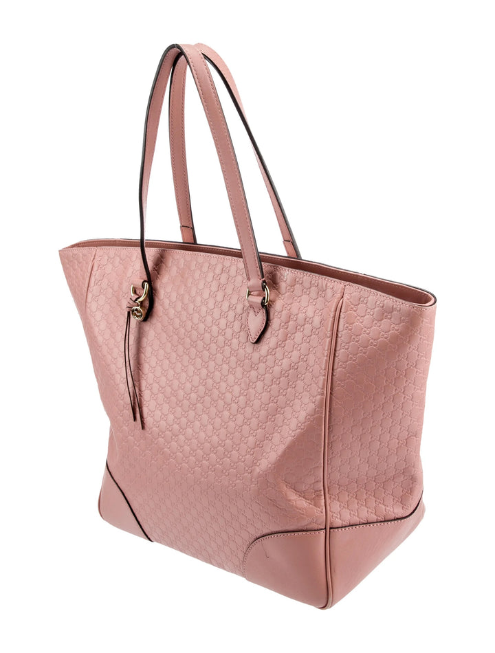 GUCCI MICROGUCCISSIMA MEDIUM BREE CALFSKIN LEATHER TOTE BAG