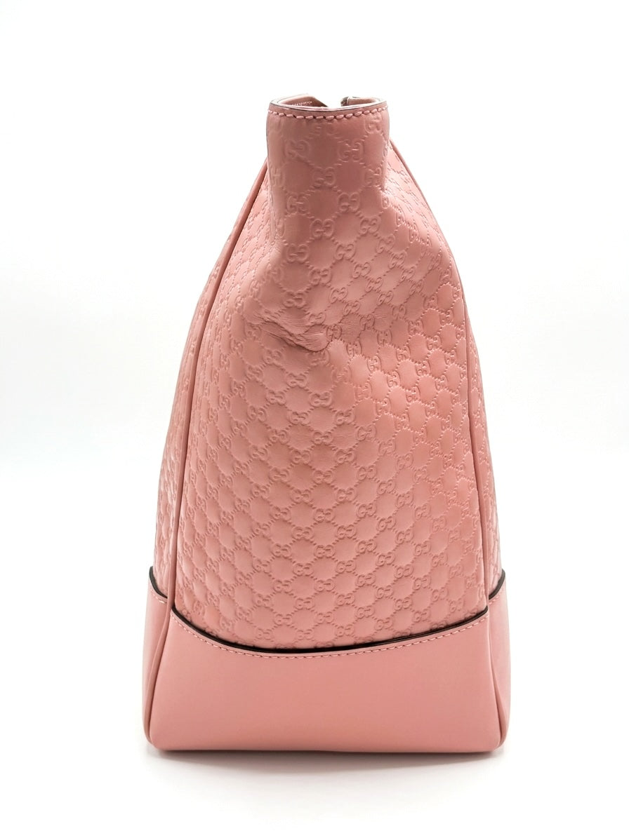 GUCCI MICROGUCCISSIMA MEDIUM BREE CALFSKIN LEATHER TOTE BAG