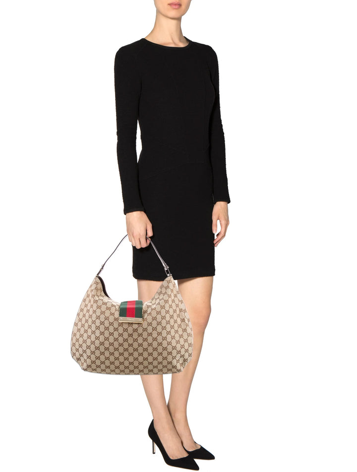 GUCCI GG MONOGRAM NEW LADIES LARGE HOBO BAG