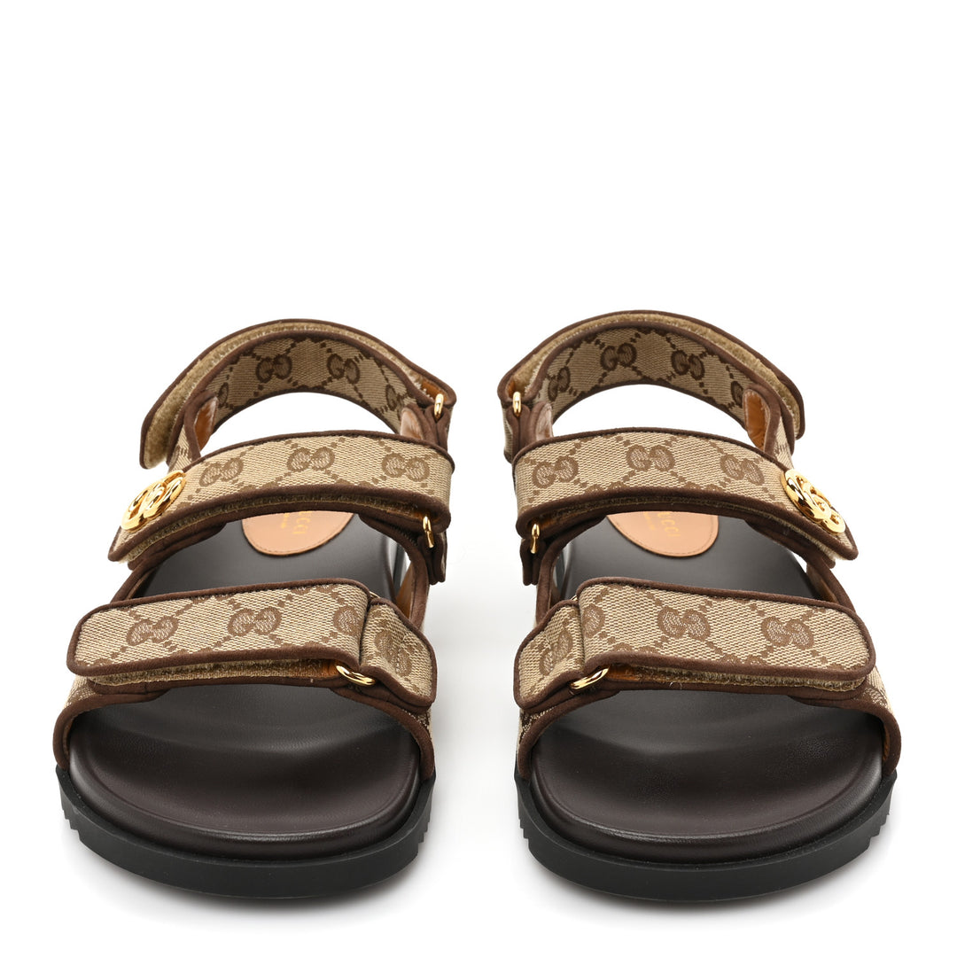 GUCCI GG SUPREME MORITZ SANDALS