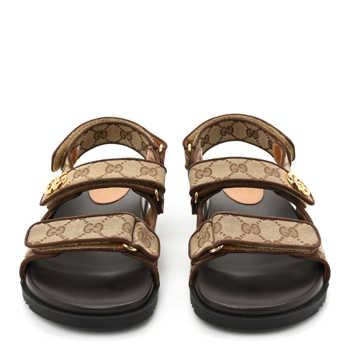 GUCCI GG SUPREME MORITZ SANDALS