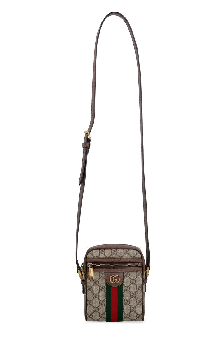 GUCCI GG SUPREME CANVAS WEB OPHIDIA MINI CROSSBODY BAG