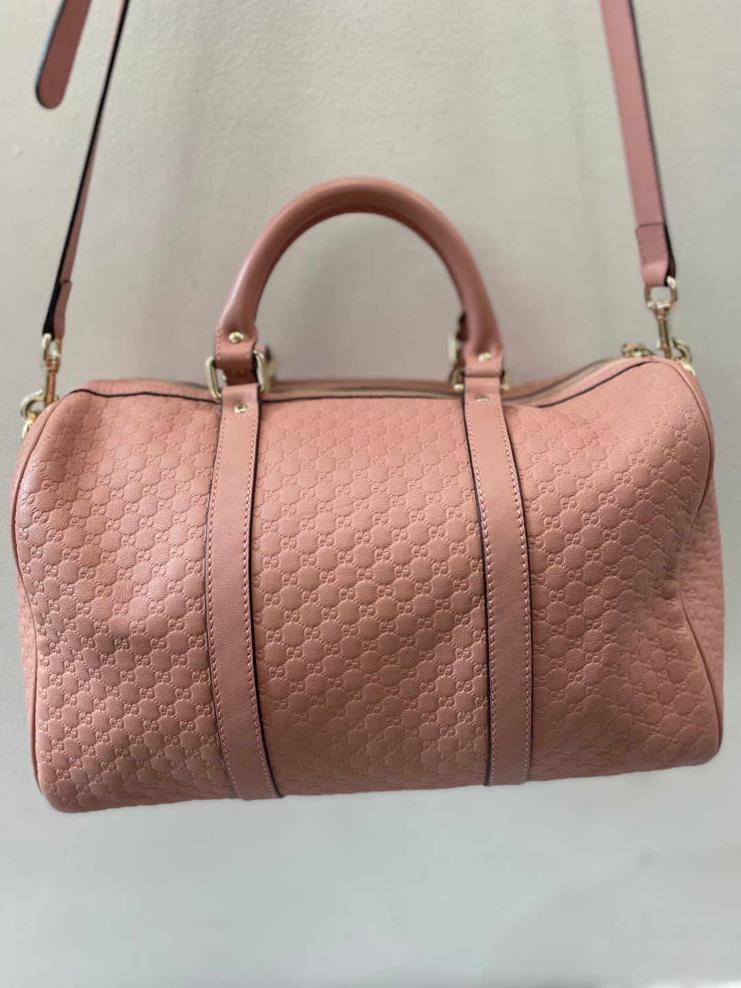GUCCI MICRO GUCCISSIMA LEATHER BOSTON BAG
