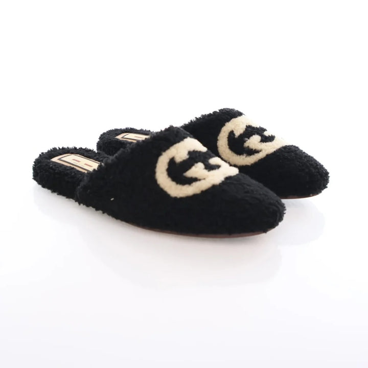 GUCCI GG SHEARLING EILEEN SLIPPERS