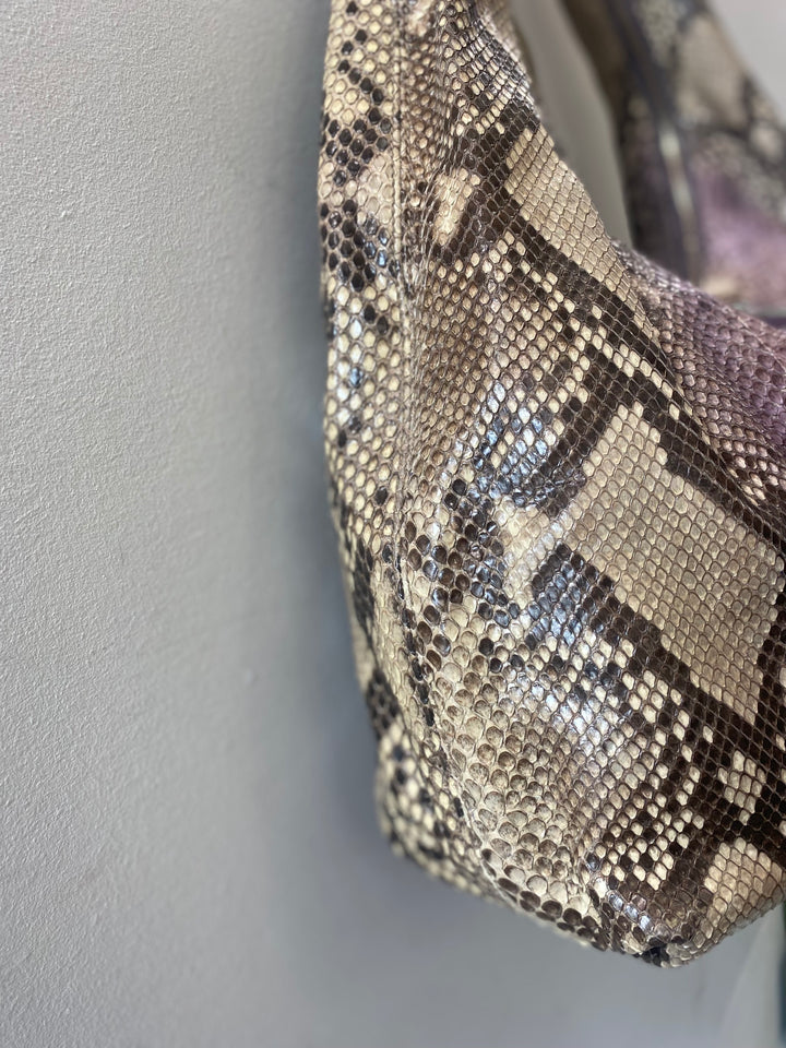 GUCCI GRAPE MULTICOLOR PYTHON SOHO SHOULDER BAG