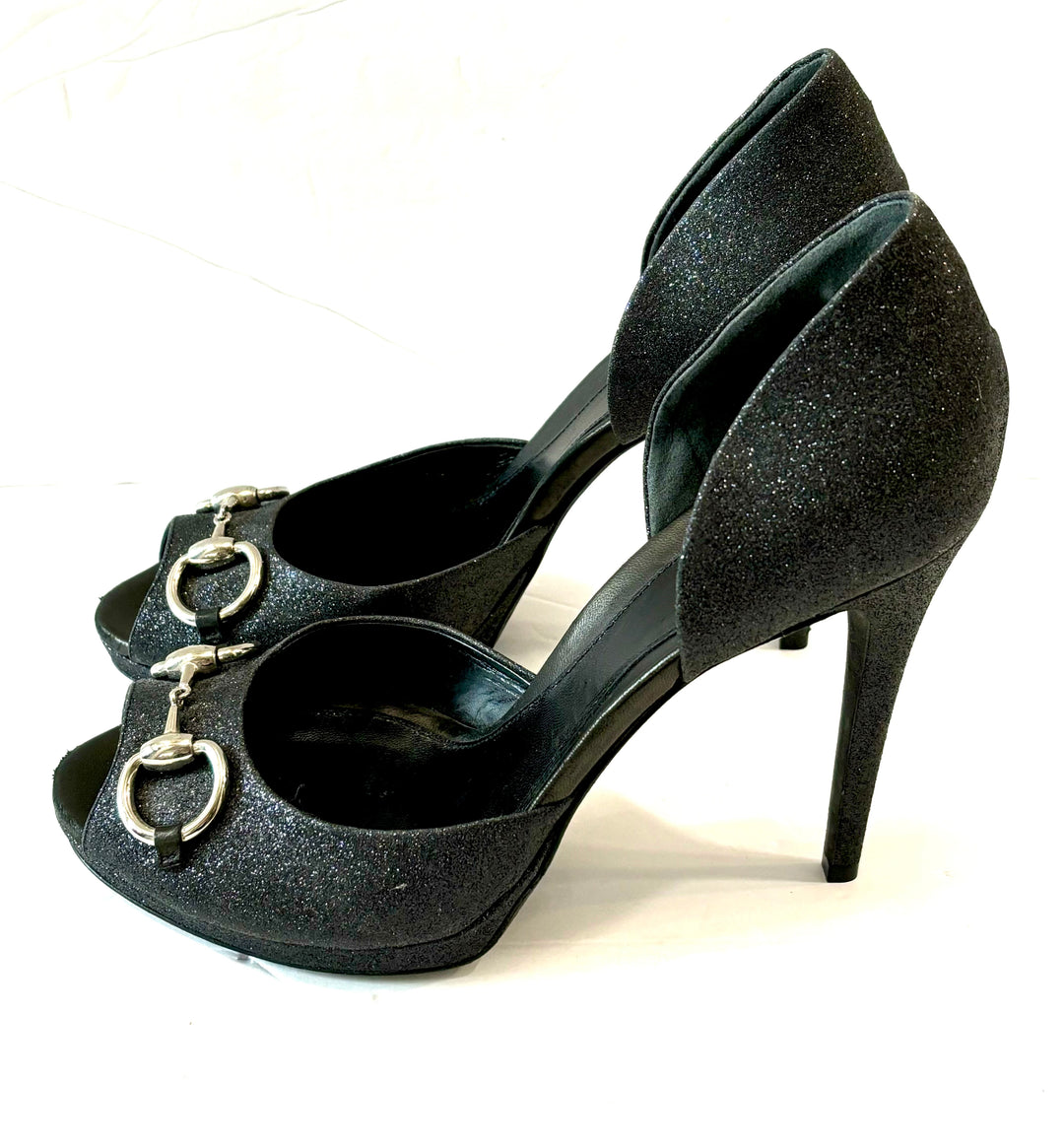 GUCCI STARDUST CHARLOTTE GLITTER HORSEBIT D&