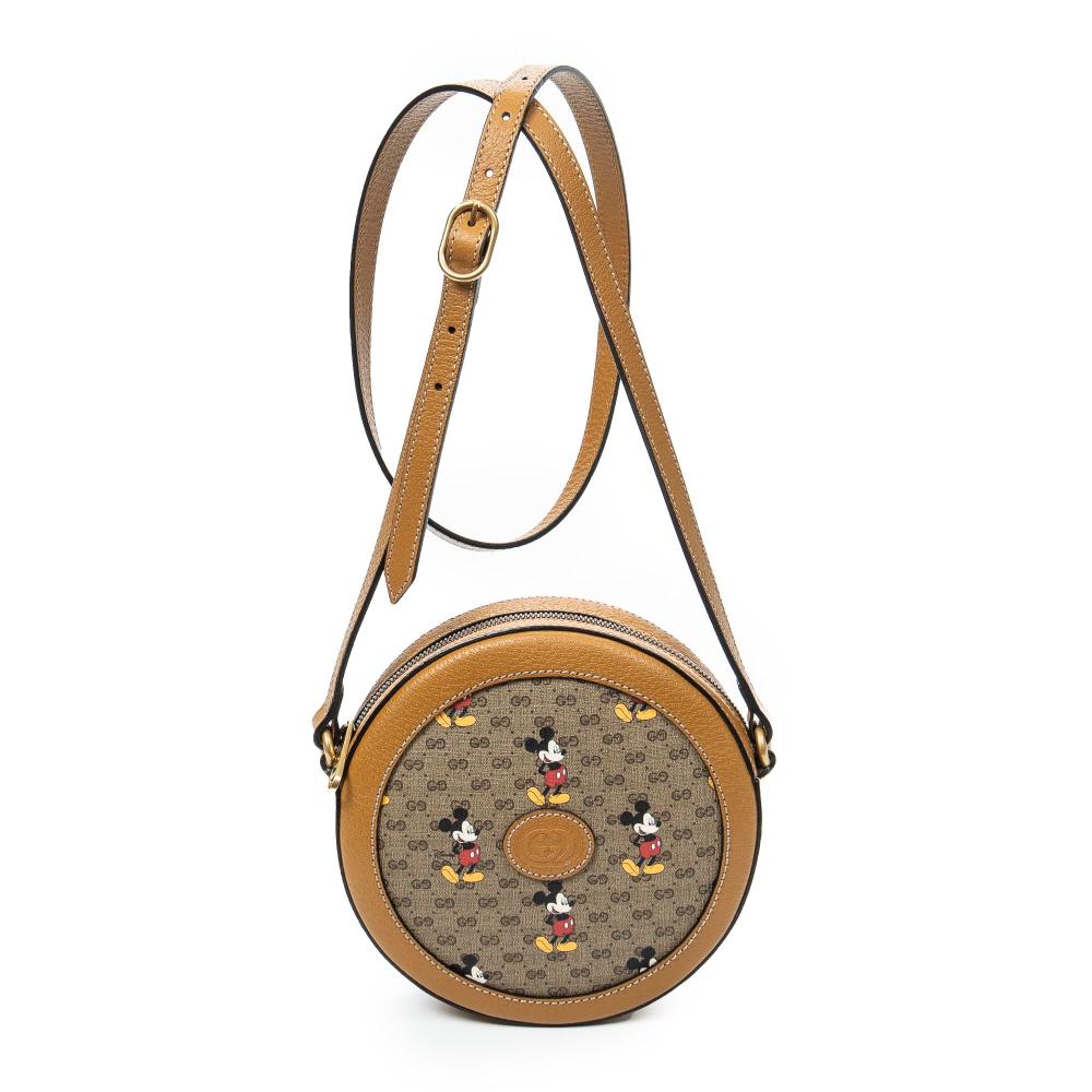 GUCCI X DISNEY GG SUPREME MICKEY MOUSE MINI ROUND CROSSBODY  display picture 3
