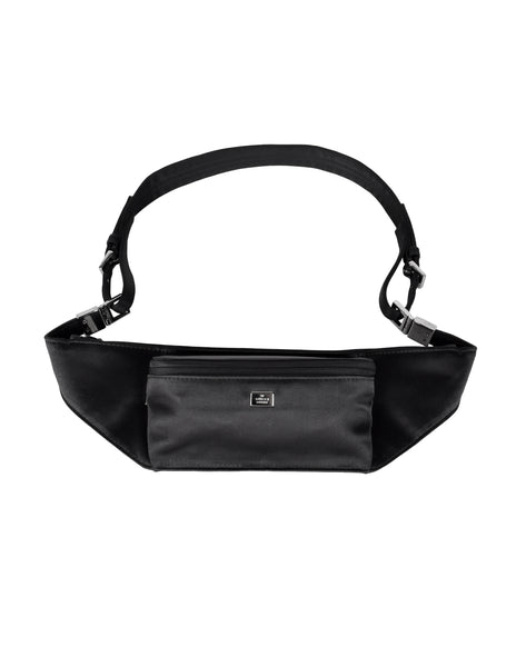 GUCCI LEATHER &amp; NYLON MINI WAIST BAG
