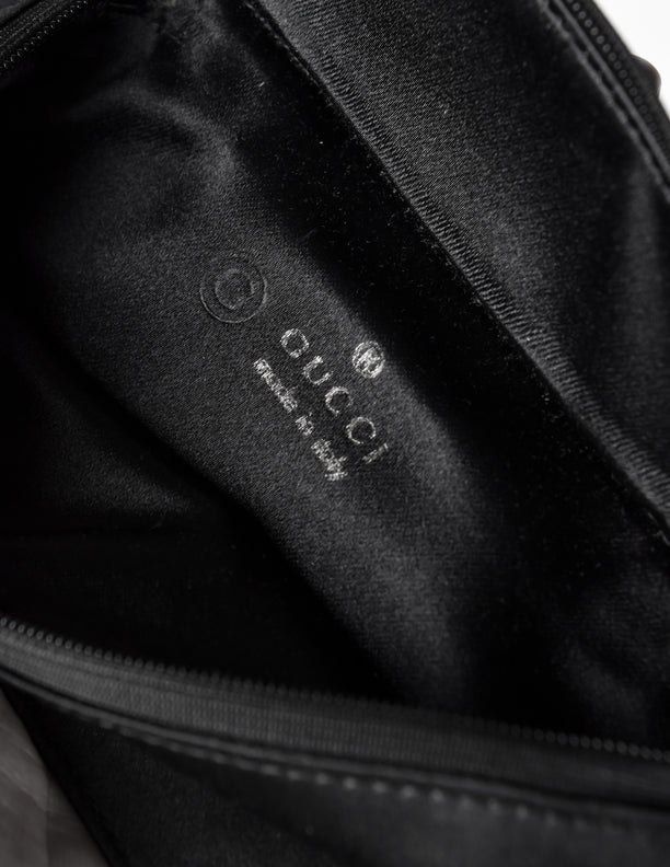 GUCCI LEATHER &amp; NYLON MINI WAIST BAG