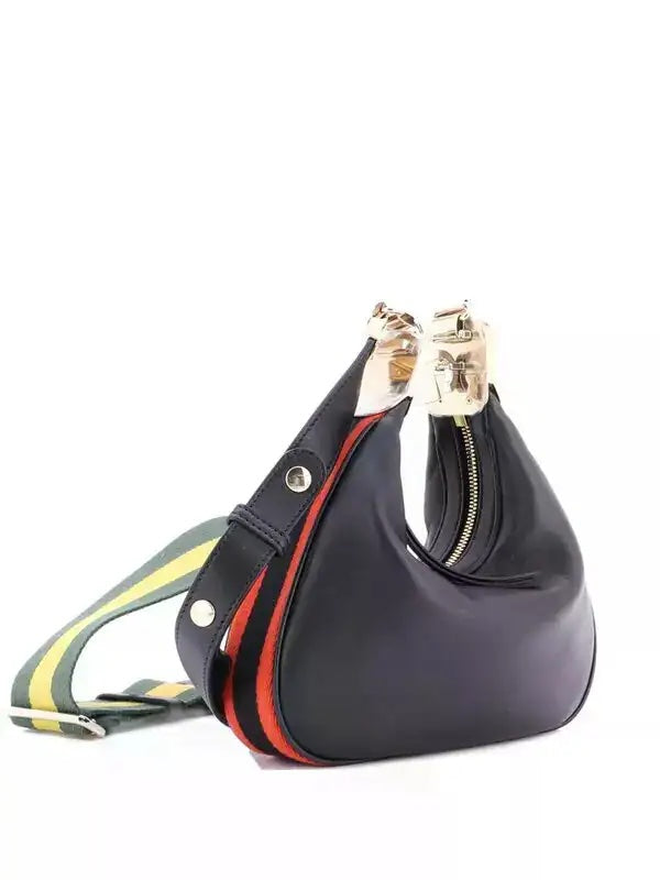 GUCCI ATTACHÉ SMALL CALFSKIN LEATHER SHOULDER BAG