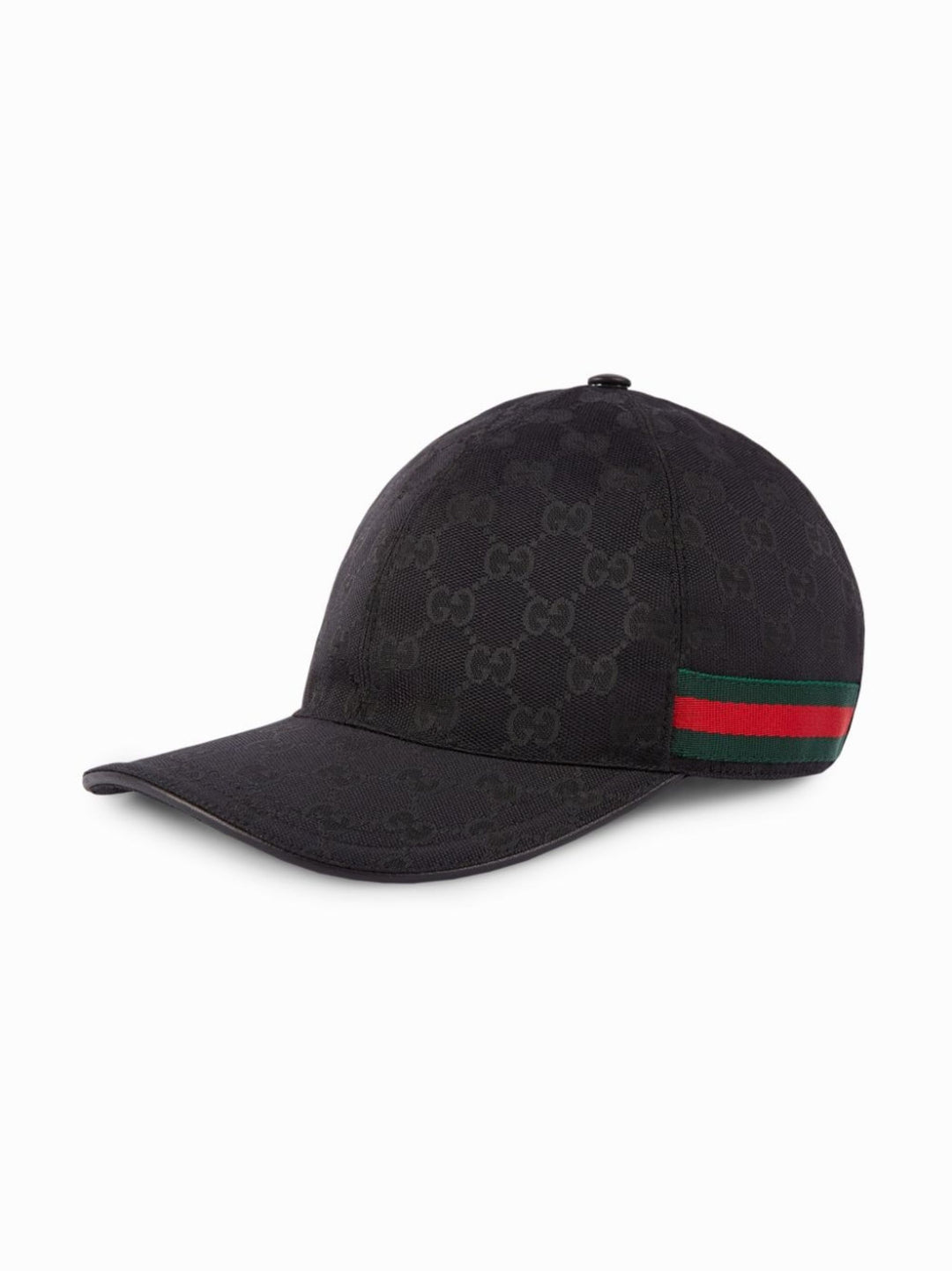 GUCCI GG SUPREME MONOGRAM WEB BASEBALL HAT
