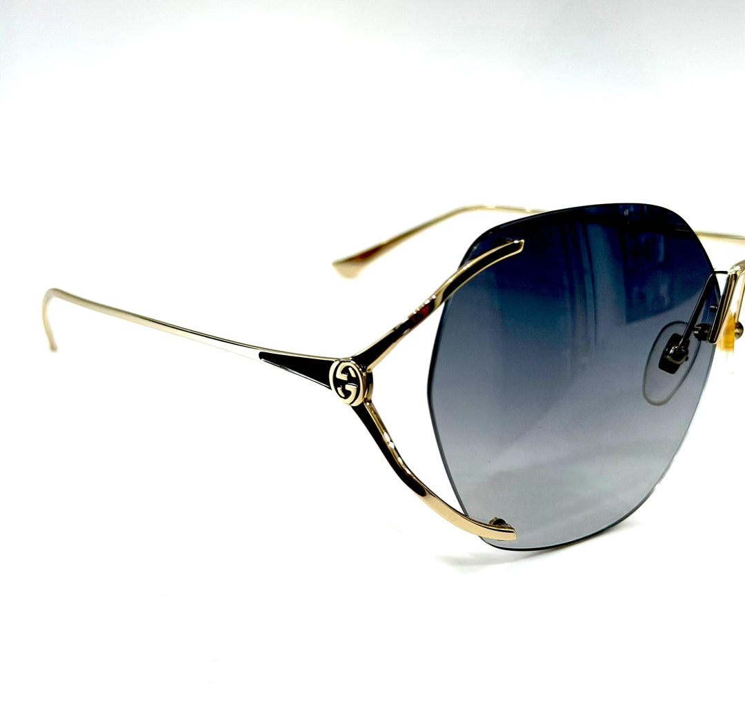 GUCCI GG0651S 002 GRADIENT 59MM SQUARE SUNGLASSES