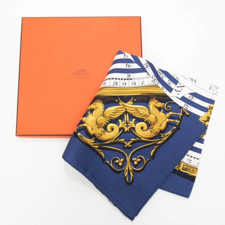 HERMÈS ASTROLOGIE DIES ET HORE SILK SCARF