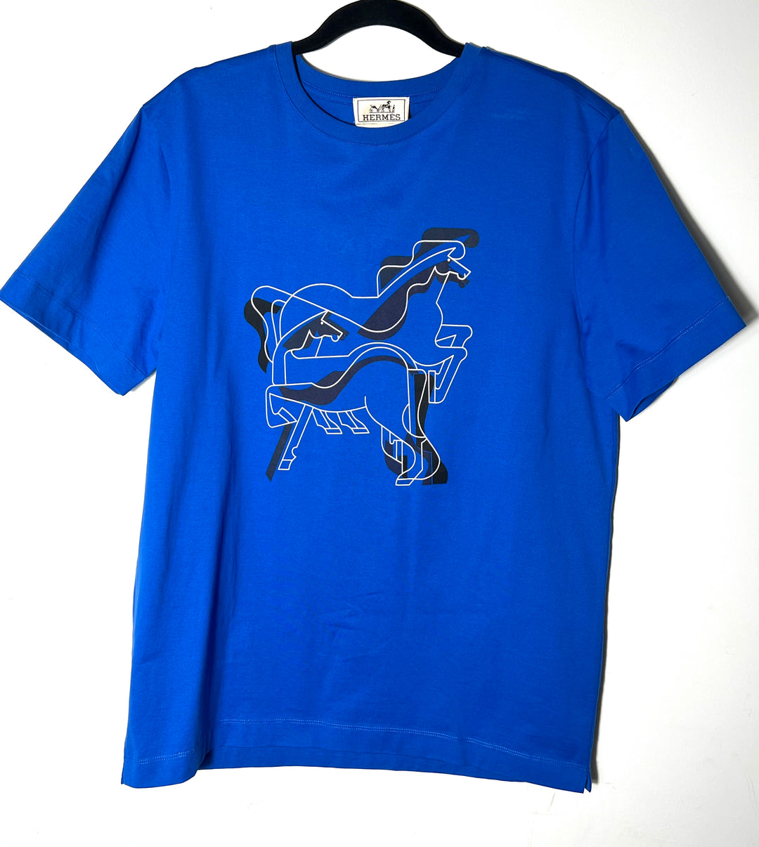 HERMÈS BRAZILIAN HORSE PRINT T-SHIRT