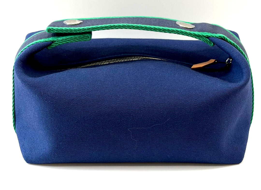 HERMÈS BRIDE-A-BRAC SMALL VANITY TRAVEL CASE – MARINE