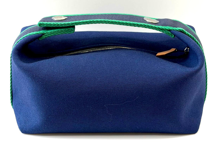 HERMÈS BRIDE-A-BRAC SMALL VANITY TRAVEL CASE – MARINE