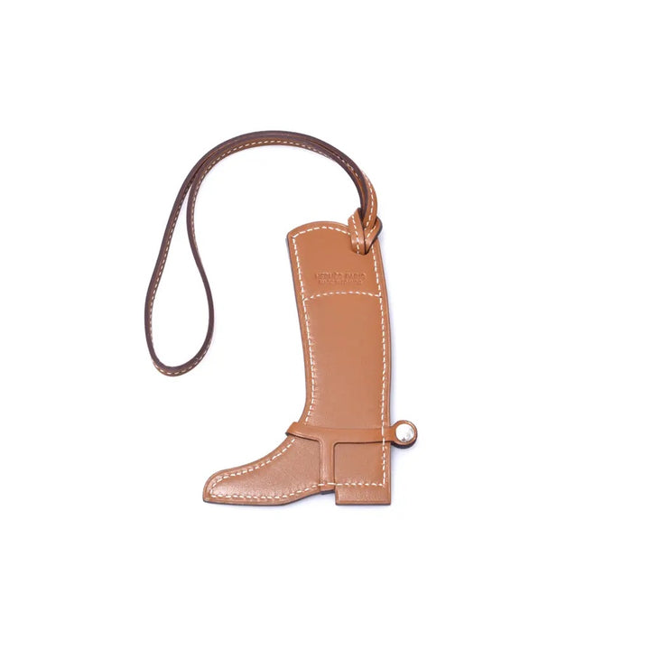 HERMÈS BUTLER SWIFT BLEU ZELLIGE PADDOCK BOOT BAG CHARM