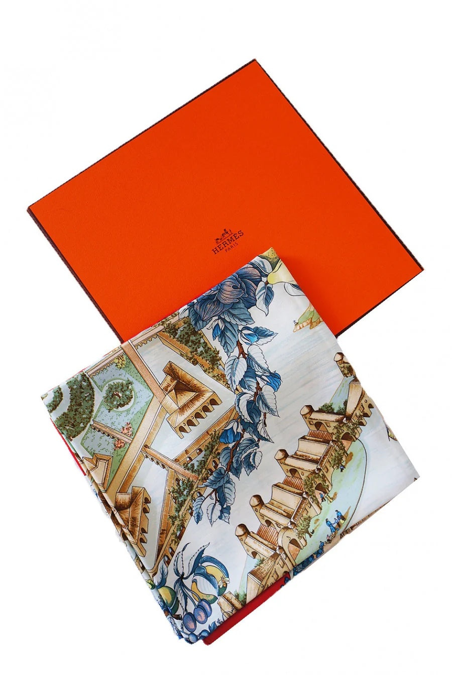 HERMÈS CARRE AU PAYS DE COCAGNE SILK SCARF BY ZOE PAUWELS