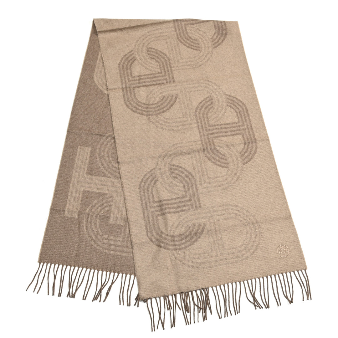 HERMÈS CIRCUIT 24 FAUBOURG CASHMERE MUFFLER SCARF