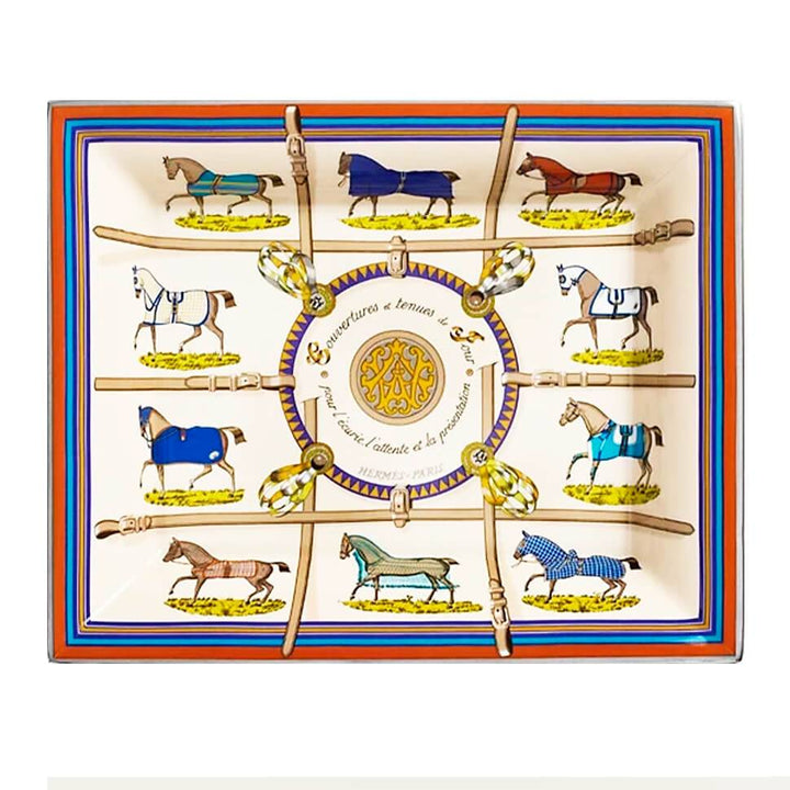 HERMÈS COUVERTURES ET TENUES DE JOUR CHANGE TRAY