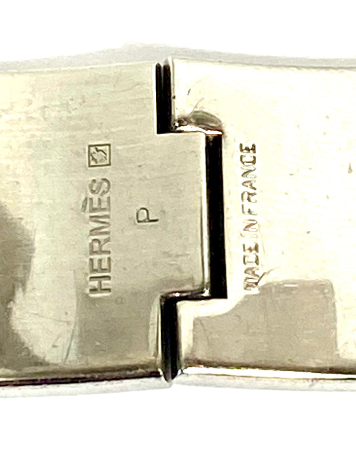 HERMÈS CLIC CLAC H ENAMEL WIDE CUFF BRACELET